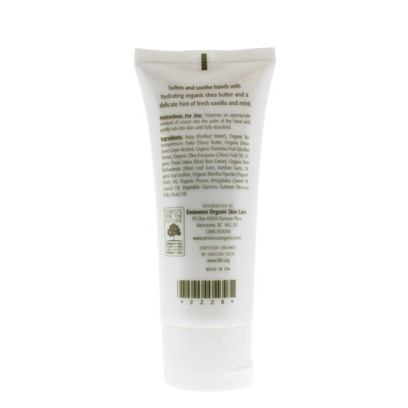 Eminence Vanilla Mint Hand Cream 60ml/2oz