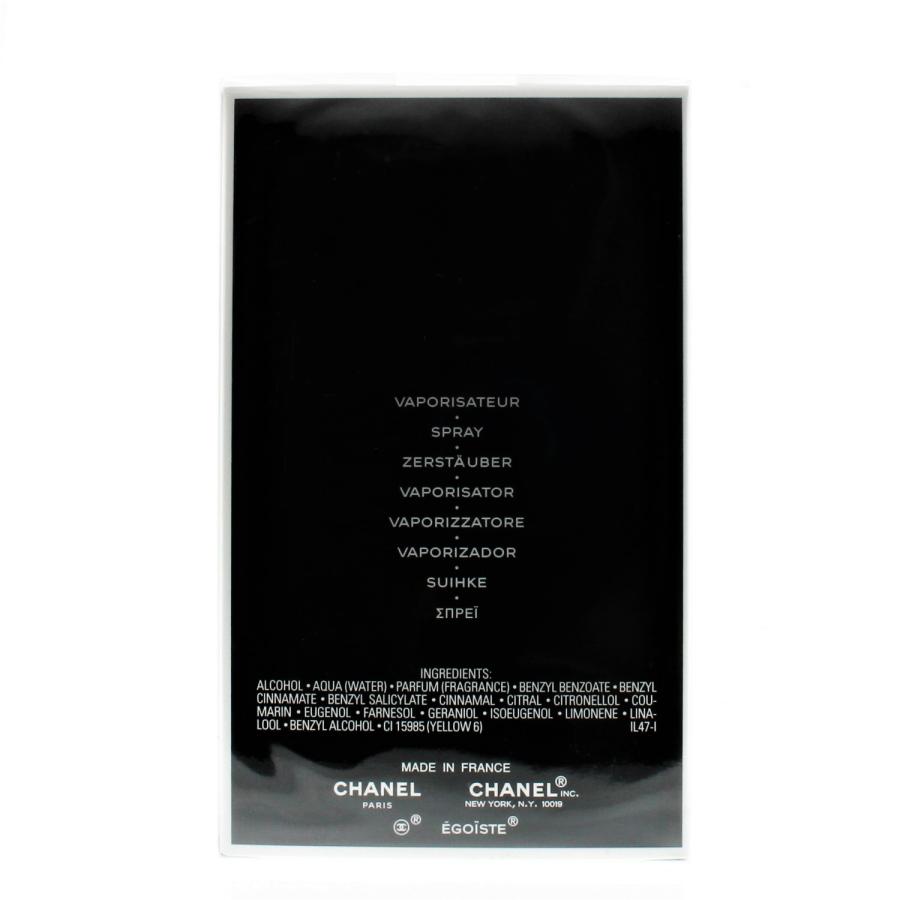 Chanel Egoiste Pour Homme Edt for Men 3.4oz