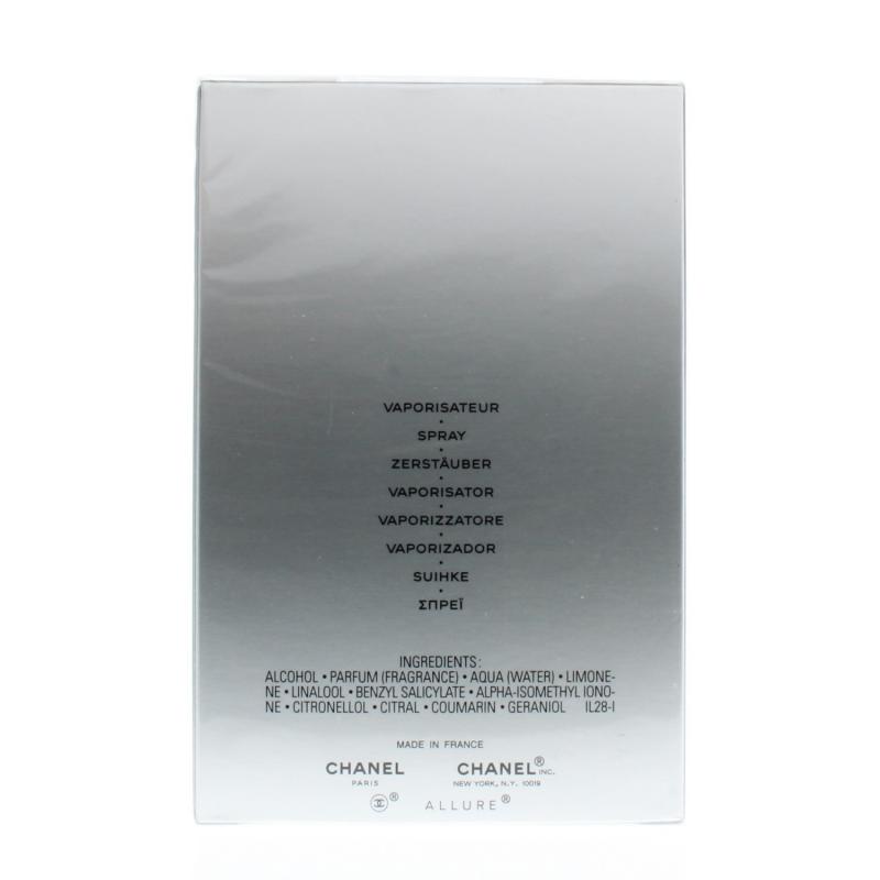 Chanel Allure Homme Sport Edt for Men 3.4oz