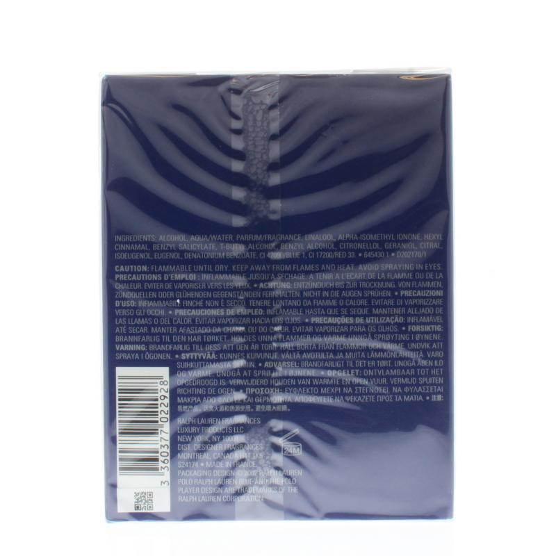 Polo Ralph Lauren Blue EDT Spray for Men 125ml/4.2oz