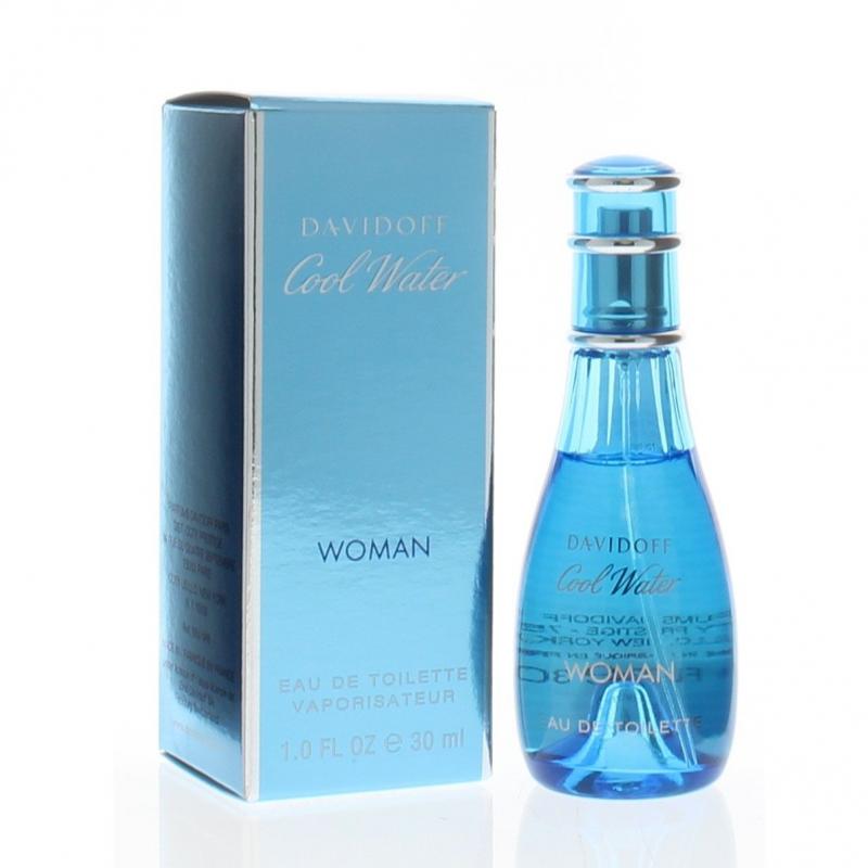 Davidoff Cool Water Eau De Toilette Spray for Women 1.0oz