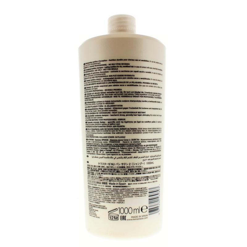 Kerastase Nutritive Bain Satin 2 Irisome Shampoo 1000ml