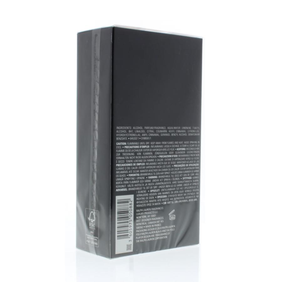 Ralph Lauren Polo Black EDT for Men 6.7oz/200ml