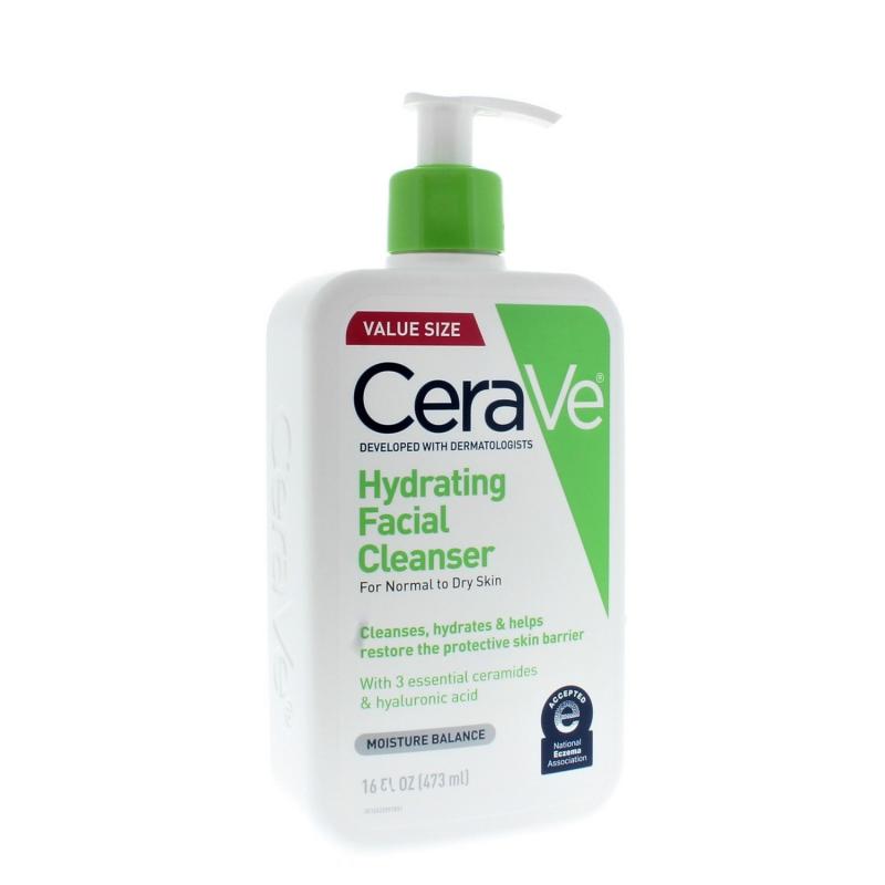 CeraVe Hydrating Facial Cleanser for Normal to Dry Skin 16oz