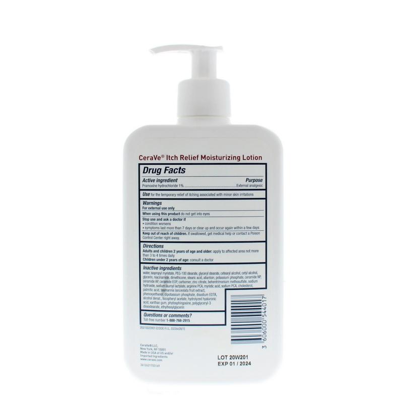 CeraVe Itch Relief Moisturizing Lotion for Dry Skin 16oz