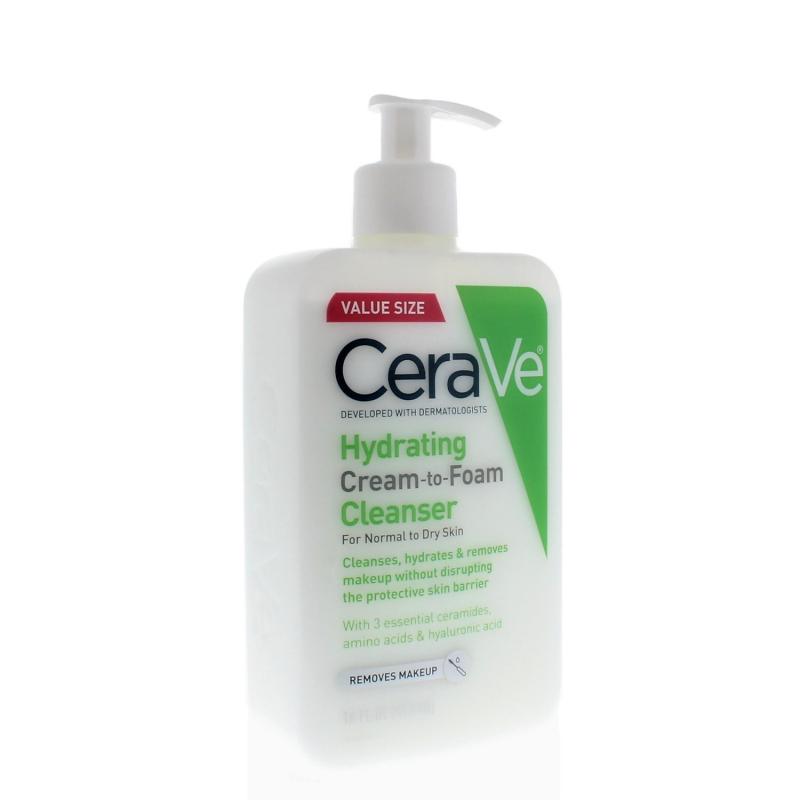 CeraVe Hydrating Cream-to-Foam Cleanser