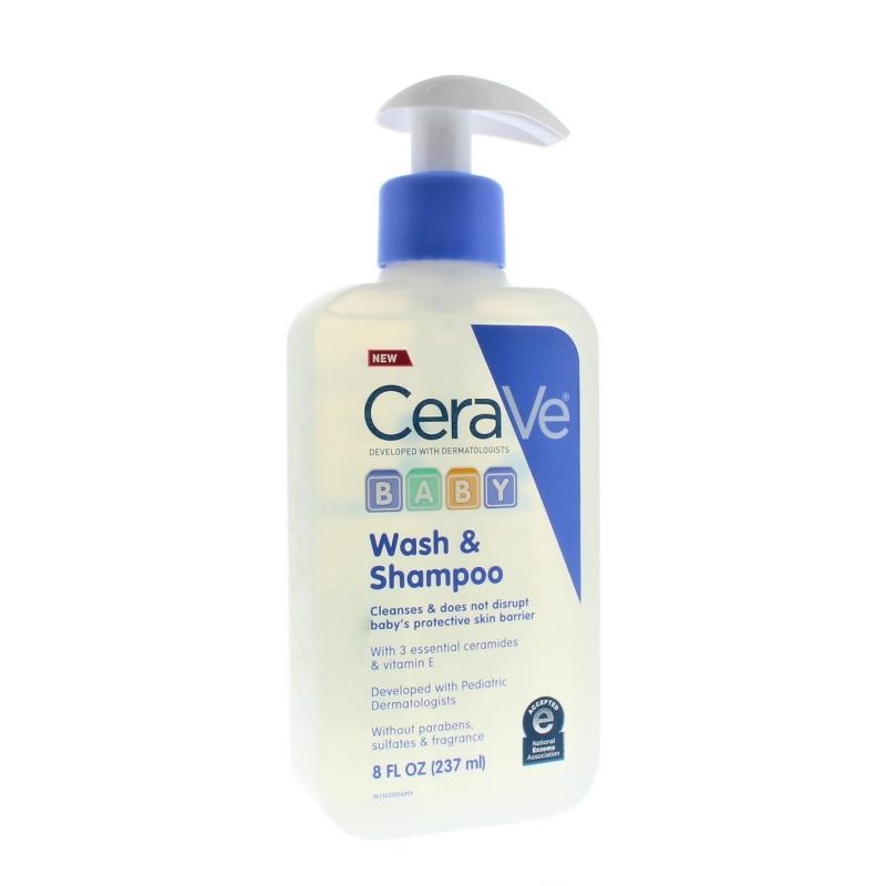 CeraVe Baby Wash & Shampoo 8oz