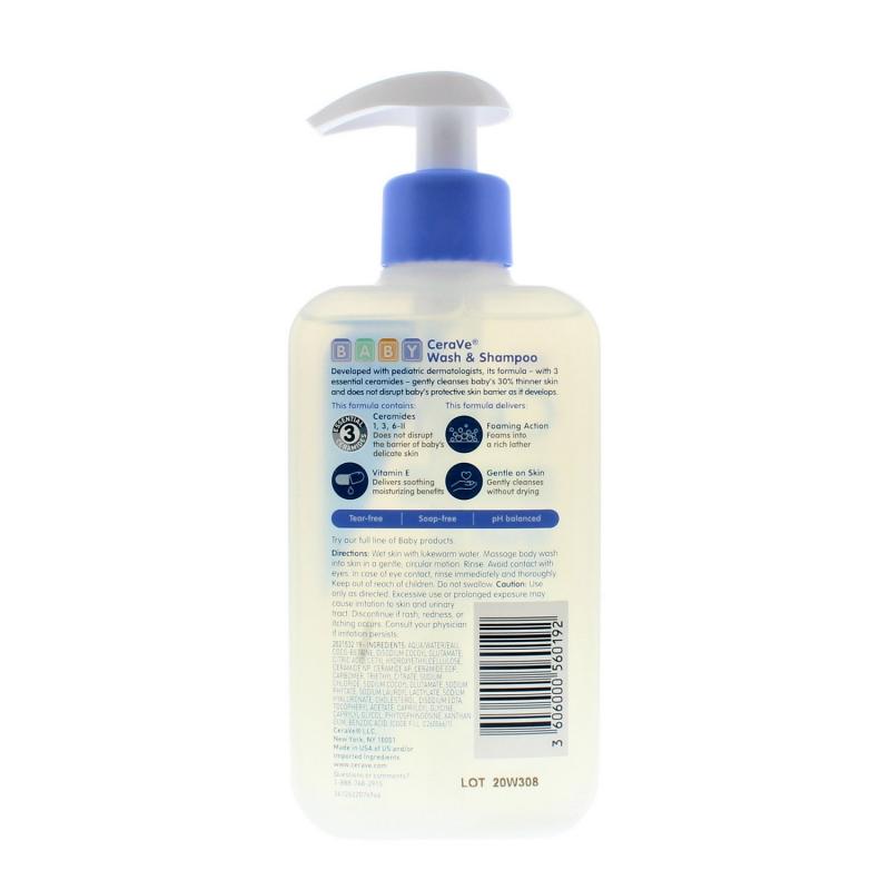 CeraVe Baby Wash & Shampoo 8oz
