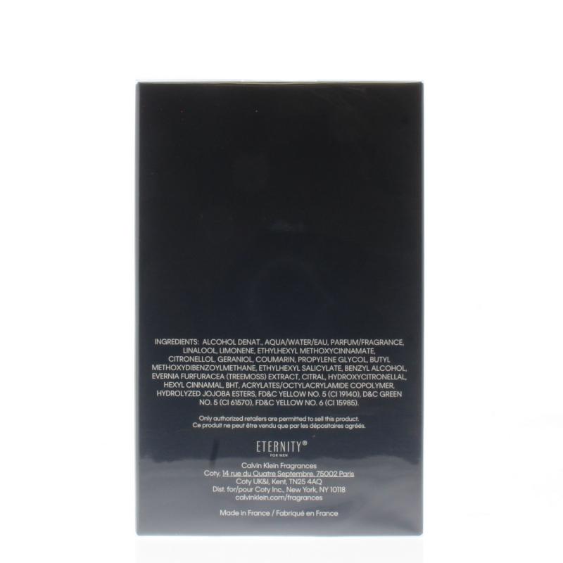 Calvin Klein Eternity EDT Spray for Men 6.7oz