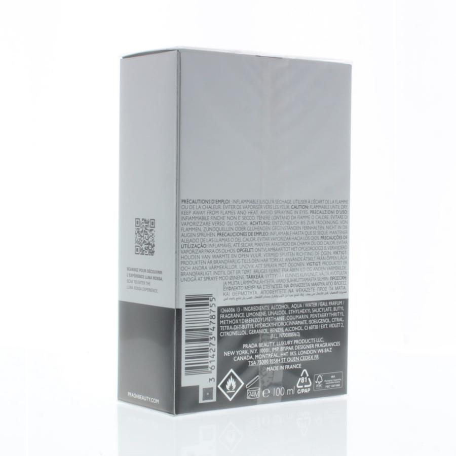 Prada Luna Rossa Black EDP Spray for Men 100ml/3.3oz