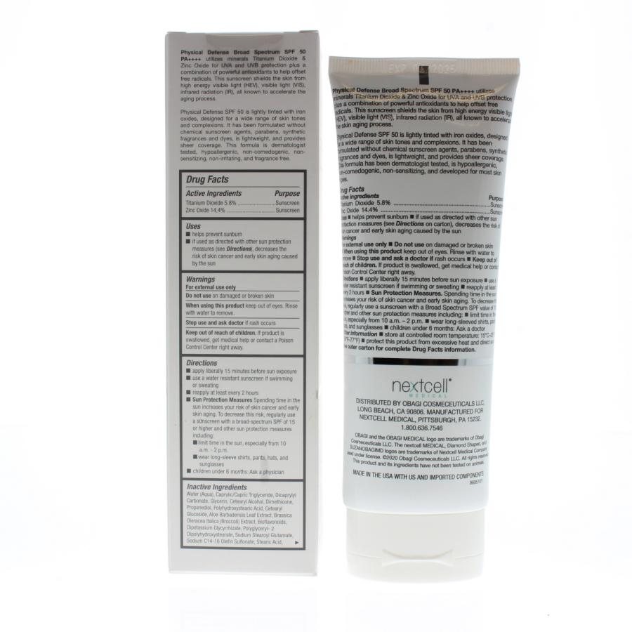 Obagi SuzanObagiMD Physical Defense Tinted SPF 50 3.4 oz