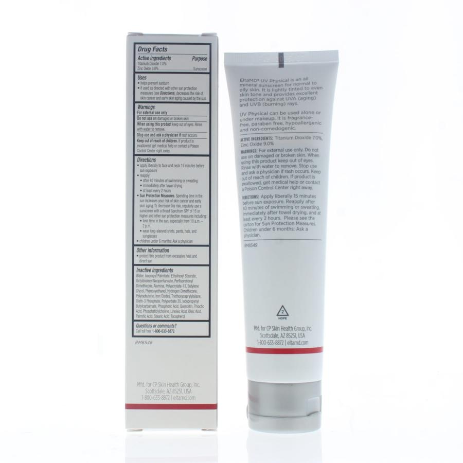 EltaMD UV Physical SPF 41 Tinted Face Sunscreen 85g/3oz
