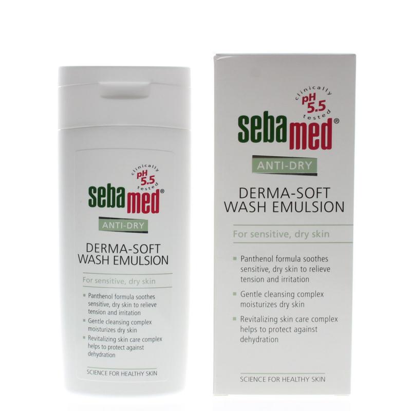 Sebamed Anti-Dry Derma-Soft Wash Emulsion for Sensitive Dry Skin 200ml/6.7oz