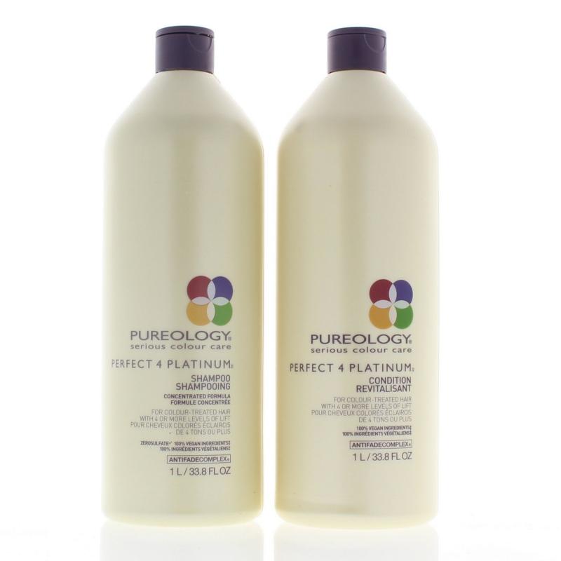 Pureology Perfect 4 Platinum 1000ml/33.8oz Each Duo