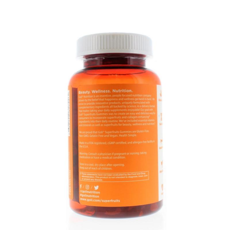 Goli Nutrition Super Fruit Gummies 60ct