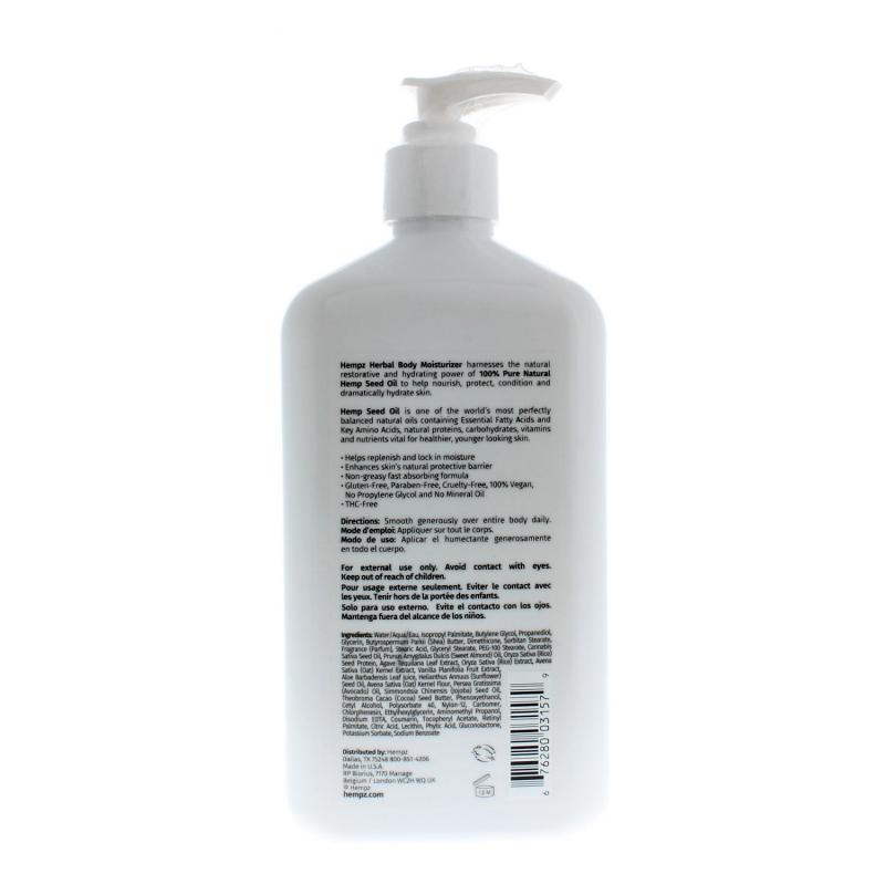 Hempz Aromabody Milk & Honey Herbal Body Moisturizer 17oz