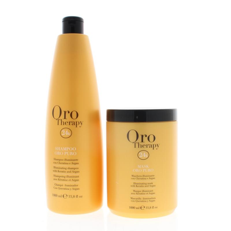 Fanola Oro Therapy 24K Oro Puro Illuminating Combo