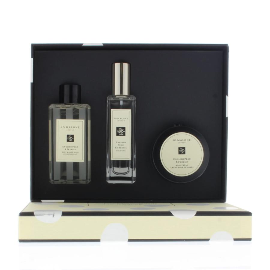 Jo Malone London Perfume Gift Set (Includes: English Pear & Freesia Cologne 1oz English Pear & Freesia Hand & Body Wash 3.4oz English Pear & Freesia Body Creme 1.7oz)