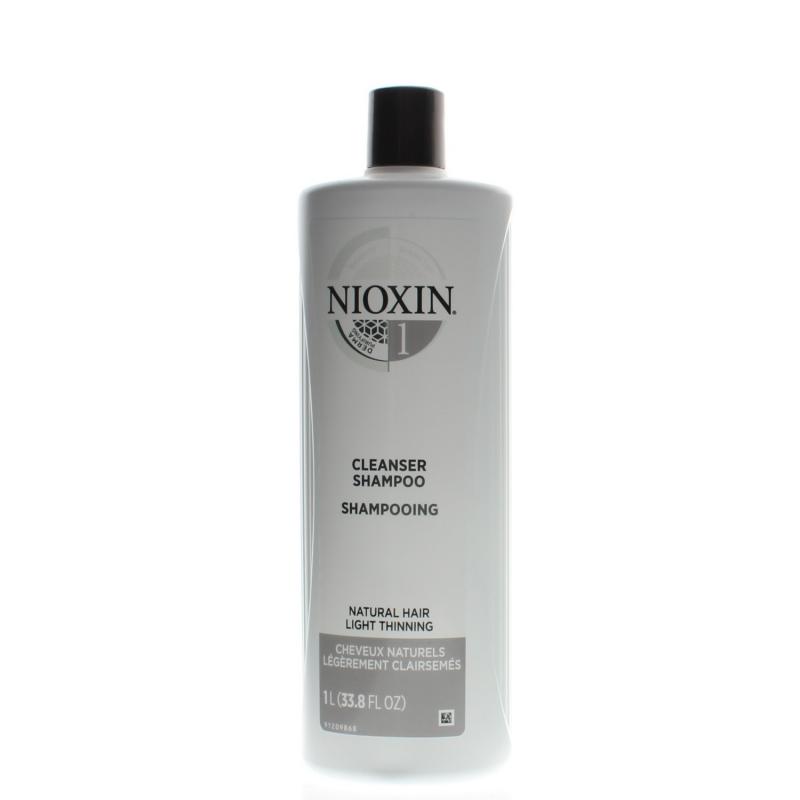 Nioxin System 1 Cleanser Shampoo Fine Hair 33.8oz/1 Liter