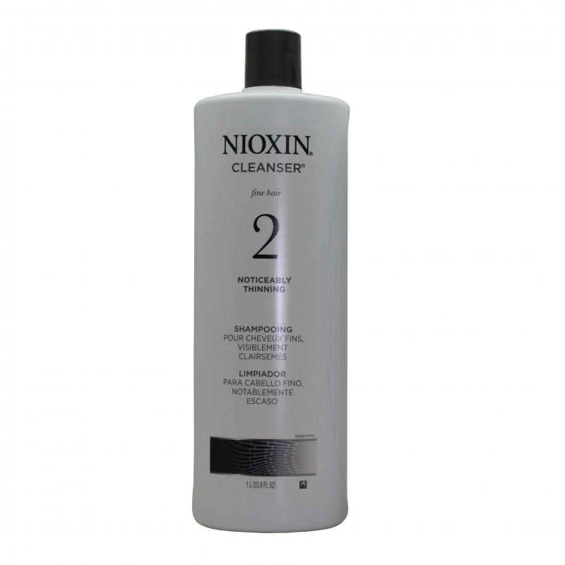 Nioxin System 2 Cleanser Shampoo Fine Hair 33.8oz/1 Liter