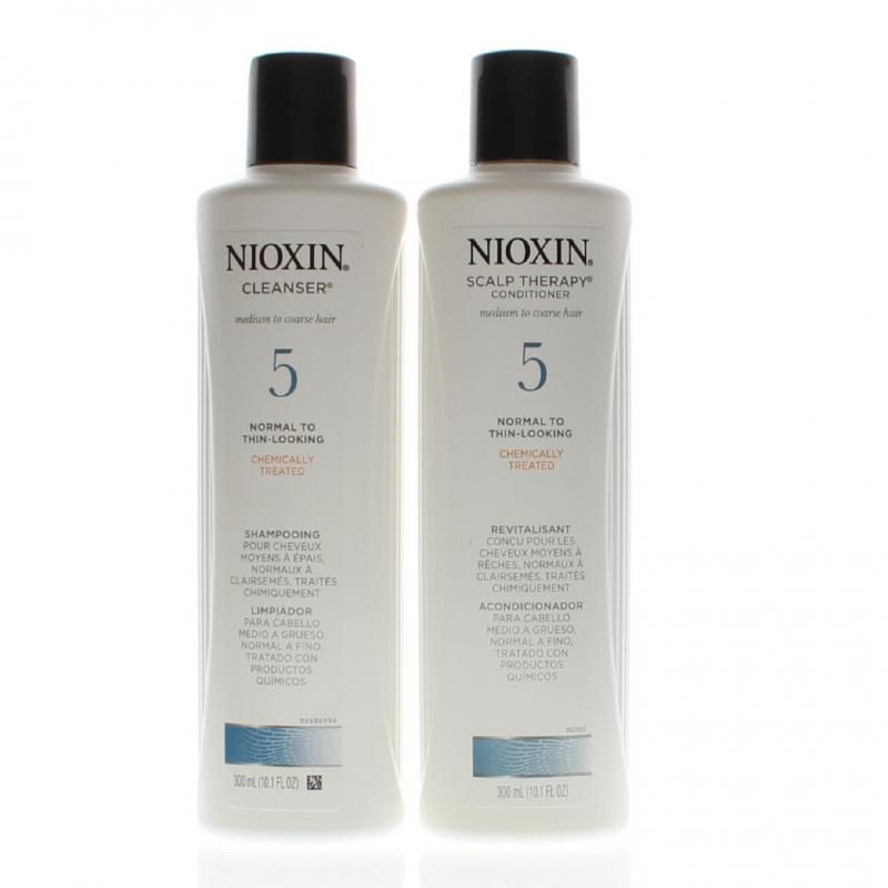Nioxin System 5 Cleanser + Scalp Therapy 2 x 10.1oz Combo