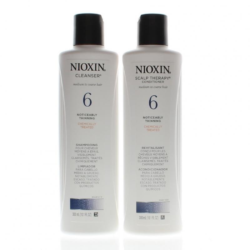 Nioxin System 6 Cleanser + Scalp Therapy 2 x 10.1oz Combo