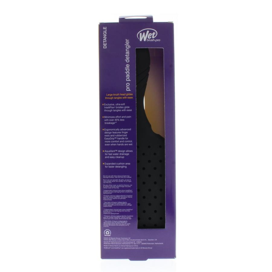 Wet Brush Pro Paddle Detangler Black Model# BWP831BLACKNW