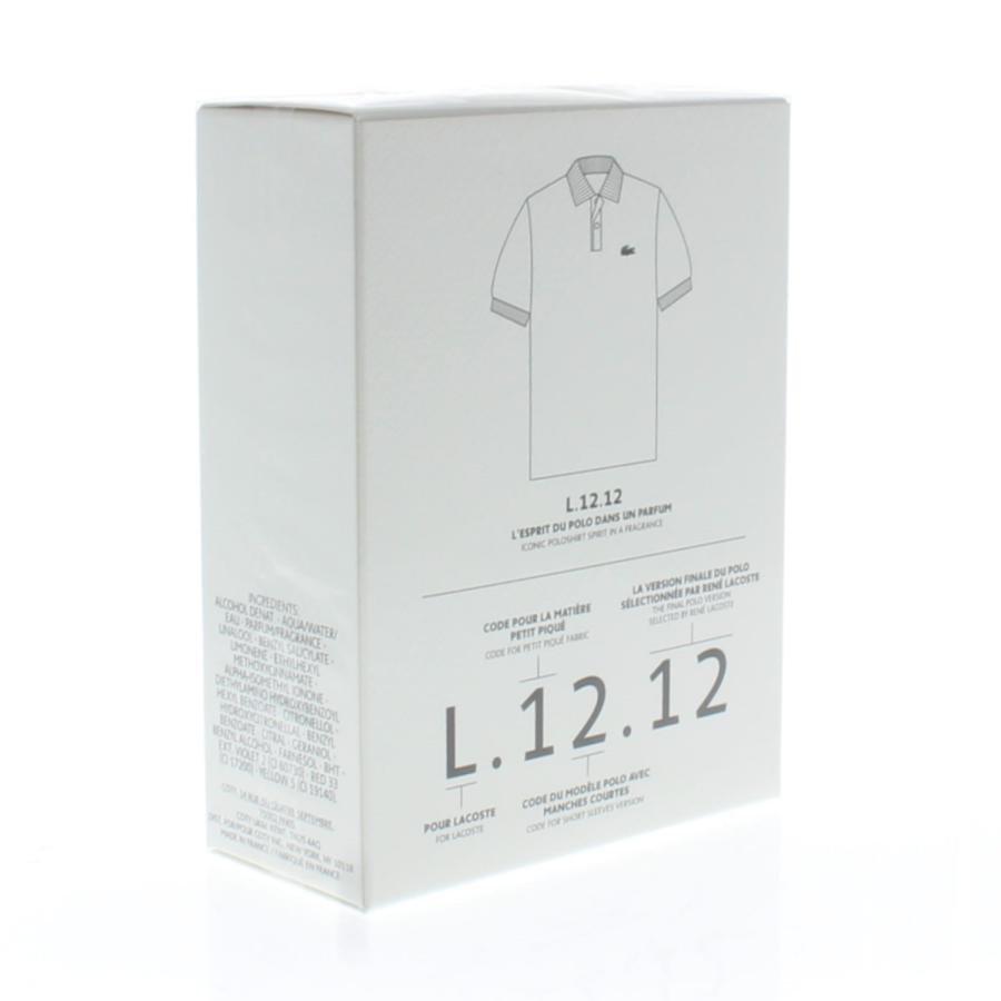 Lacoste L.12.12 Blanc Eau De Toilette Spray for Men 100ml/3.3oz