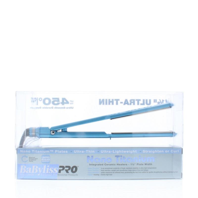 BaBylissPRO Nano Titanium 1 1/2 Ultra-Thin Straightener