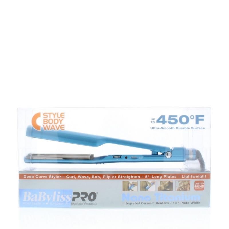 BaBylissPRO Nano Titanium 1 1/2 C Styler Model# BABNTC3556TN