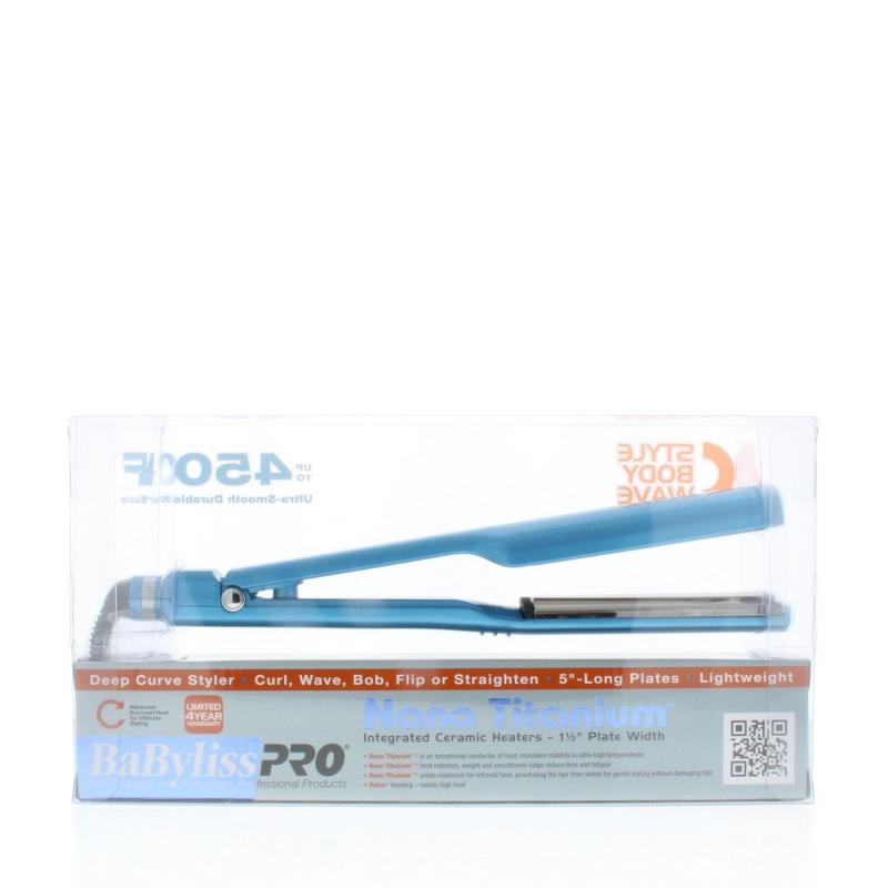 BaBylissPRO Nano Titanium 1 1/2 C Styler Model# BABNTC3556TN
