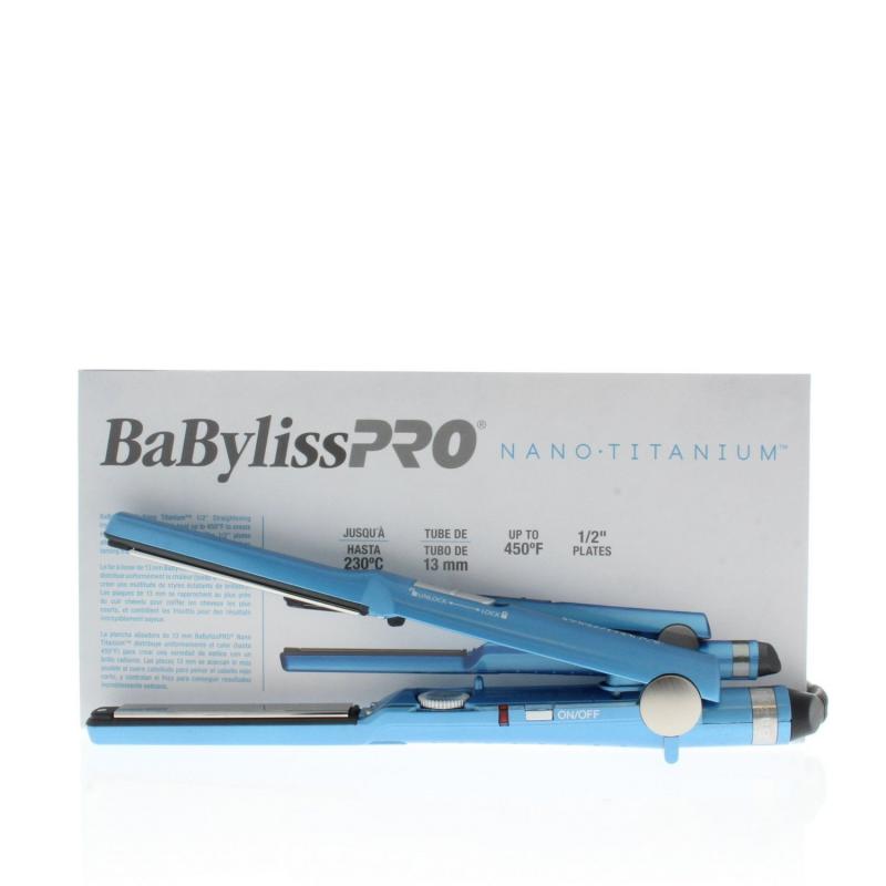 BaBylissPRO Nano Titanium 1/2 Straightener Model# BNT2653TUC