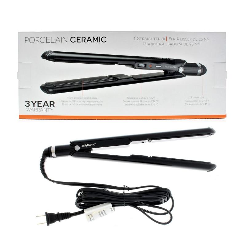BaBylissPRO Porcelain Ceramic 1" Straightener