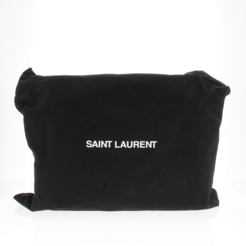 Yves Saint Laurent Lou 100 % Calf Leather Black
