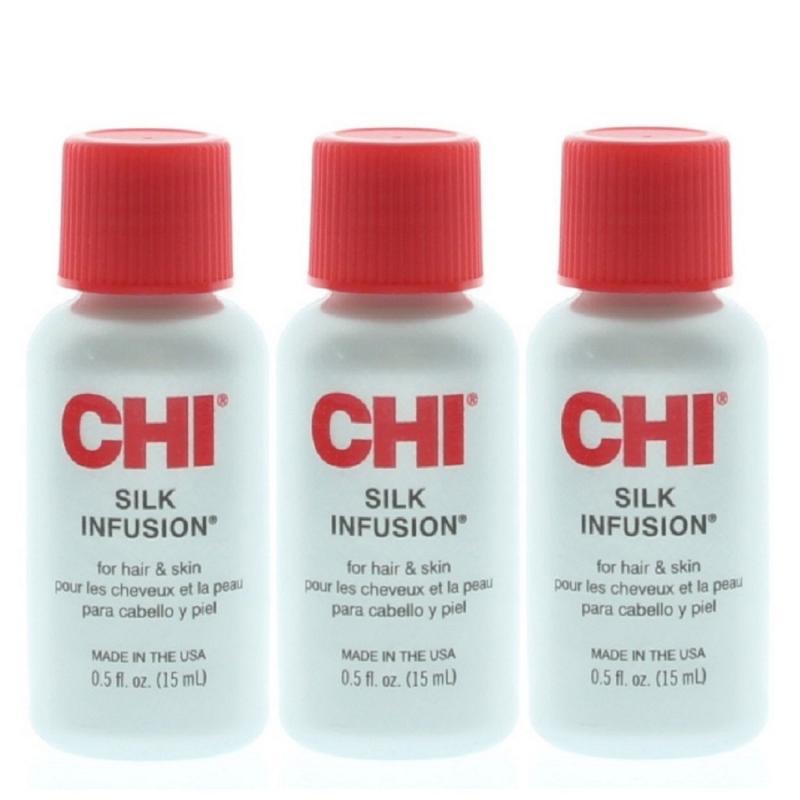 Chi Silk Infusion for Hair and Skin 0.15ml/0.5oz (3 pack)