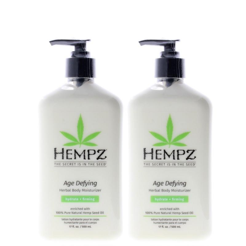 Hempz Age Defying Herbal Body Moisturizer 17oz (2 Pack)