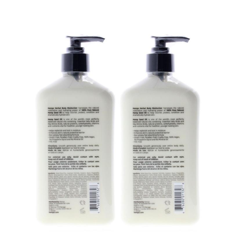 Hempz Age Defying Herbal Body Moisturizer 17oz (2 Pack)