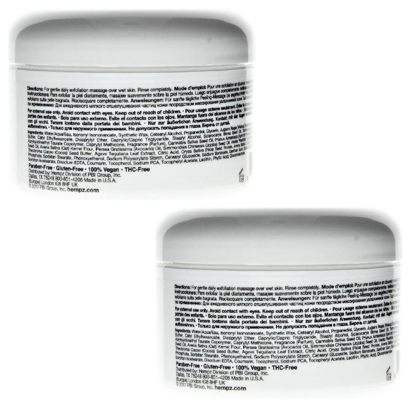 Hempz Aromabody Body Exfoliating Whip 7.3oz (2 Pack)