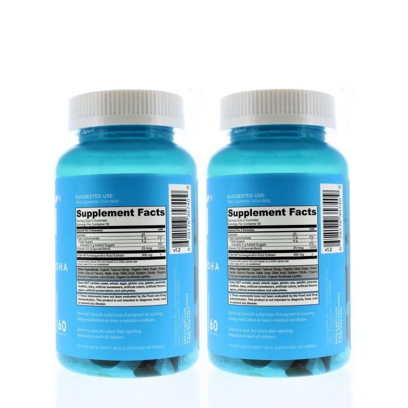 Goli Nutrition Ashwagandha Gummies 60ct (2 Pack)