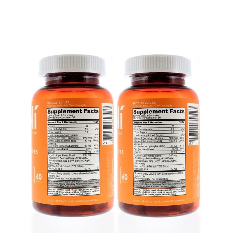 Goli Nutrition Super Fruit Gummies 60ct (2 Pack)