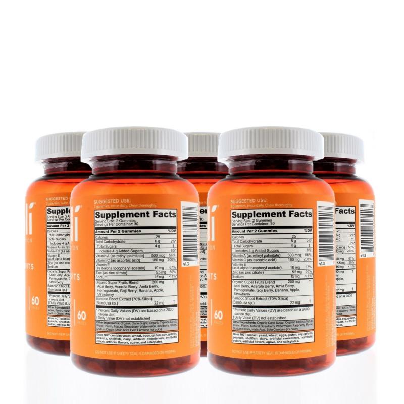 Goli Nutrition Super Fruit Gummies 60ct (5 Pack)