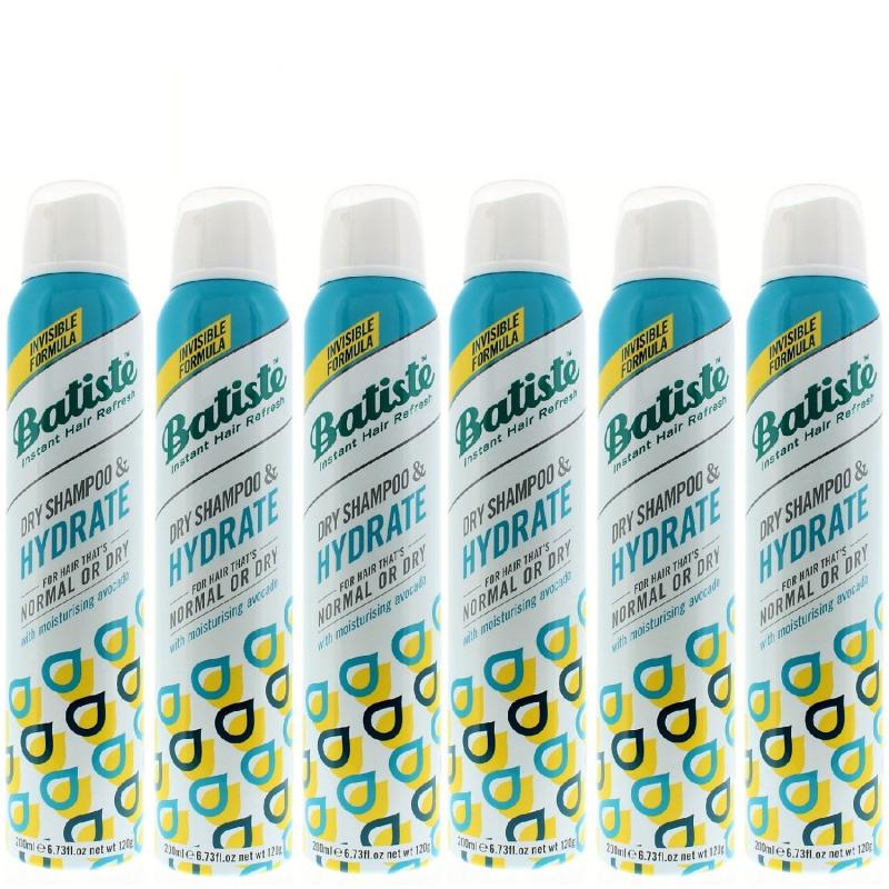 Batiste Hydrate Dry Shampoo 6.73oz (6 Pack)