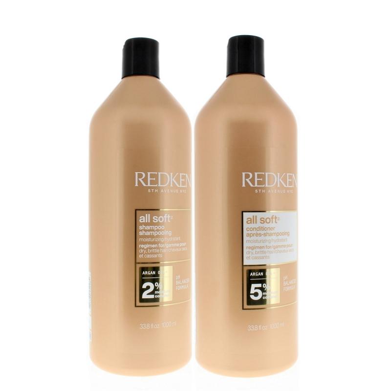 Redken All Soft Moisture Complex 1000ml/33.8oz Duo