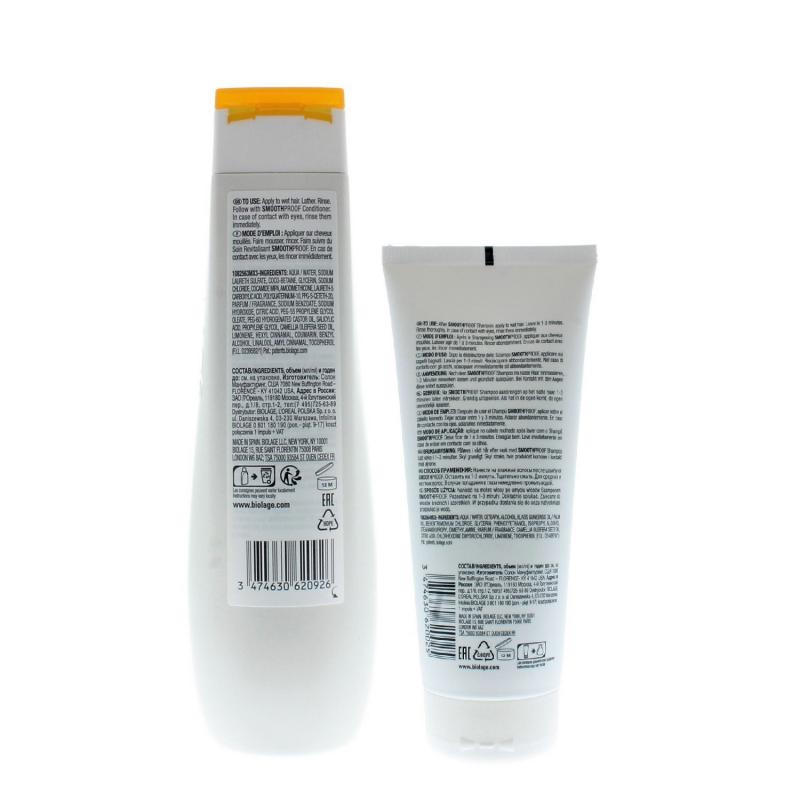 Biolage Smooth Proof Shampoo 8.5oz and Conditioner 6.7oz