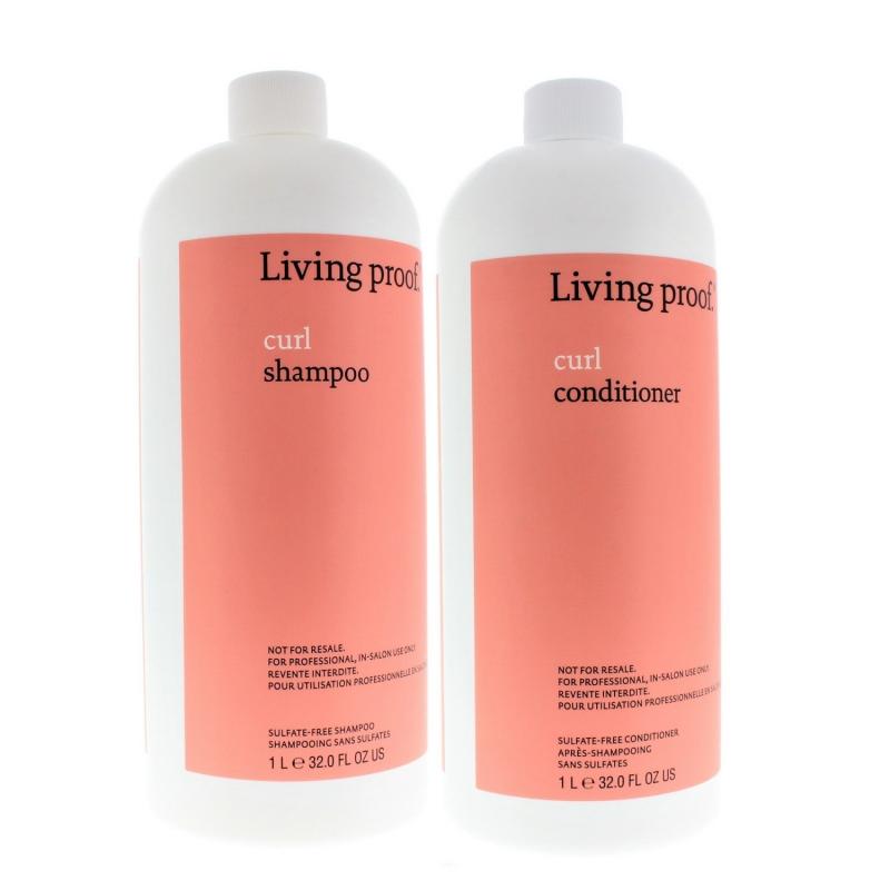 Living Proof Curl Shampoo and Conditioner Liter/32oz Duo