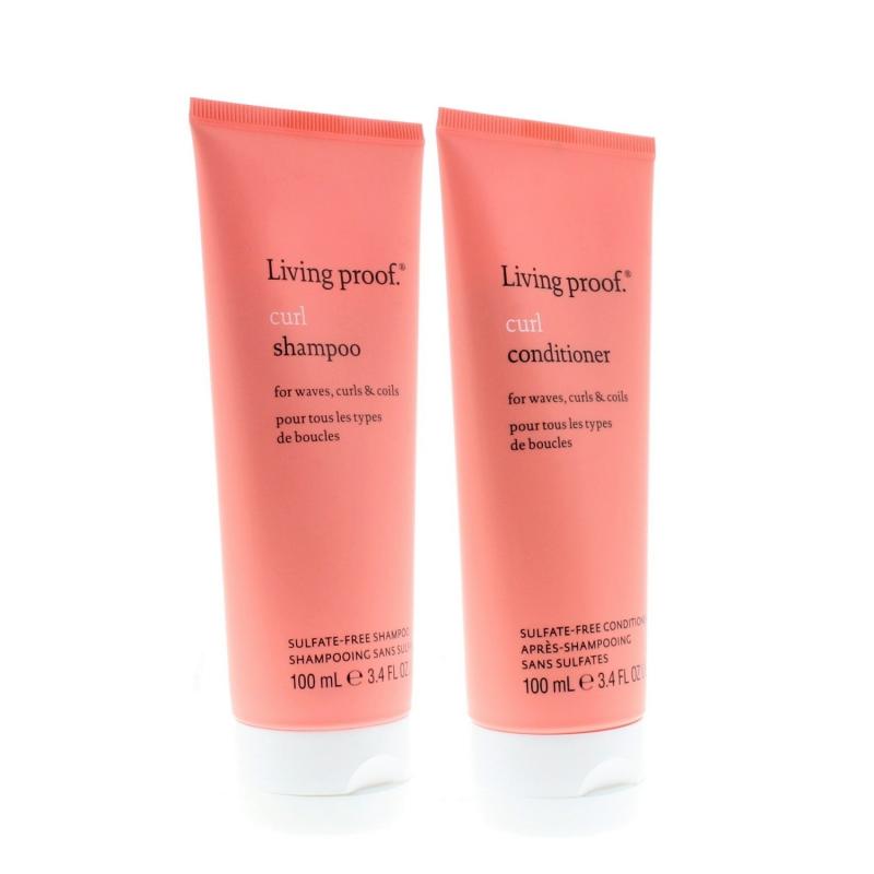 Living Proof Curl Shampoo and Conditioner 100ml/3.4oz Combo