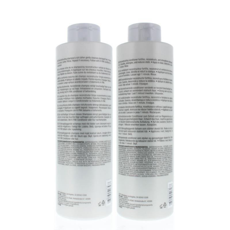 Joico K-Pak Reconstructing Shampoo and Conditioner 33.8oz