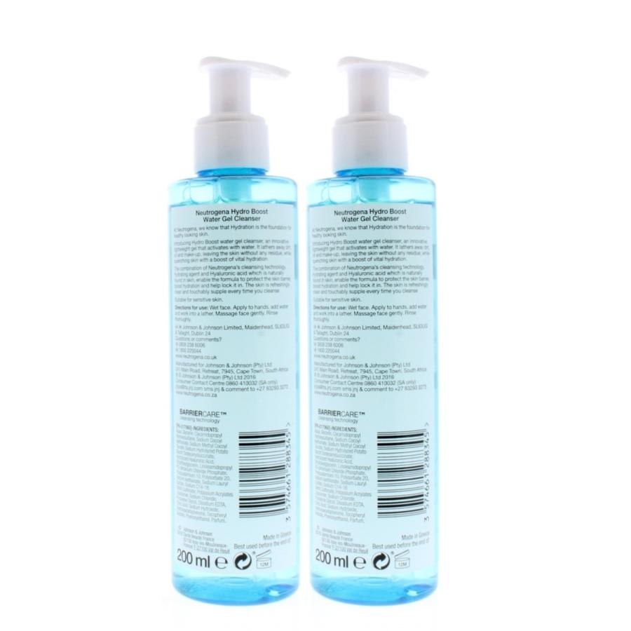 Neutrogena Hydro Boost Cleanser Water Gel 200ml (2 Pack)