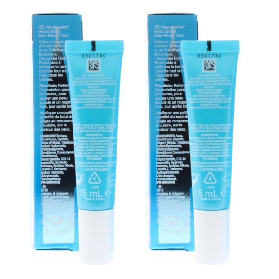 Neutrogena Hydro Boost Awakening Eye Cream 15ml (2 Pack)