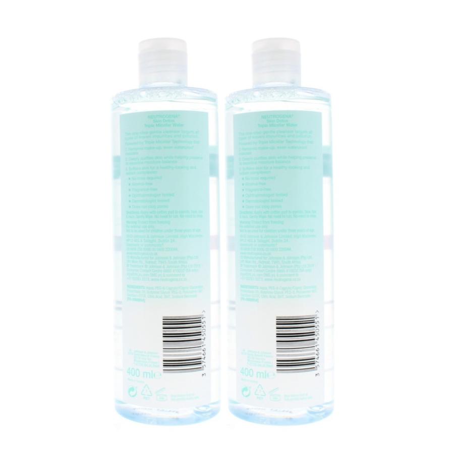 Neutrogena Skin Detox Triple Micellar Water 400ml (2 Pack)